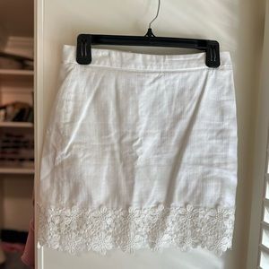 J.Crew White Skirt